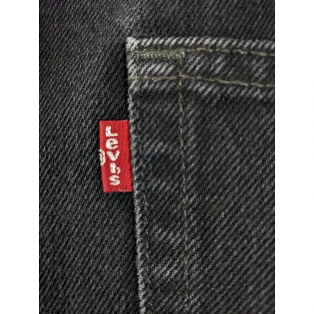 Levis 505 Mens Jeans Size 40 x 32 Cotton Black